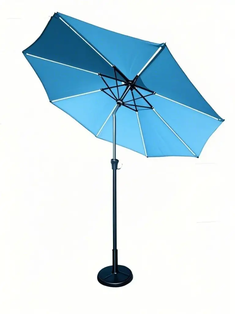 Sombrilla con iluminación LED solar 2.7              (Azul)